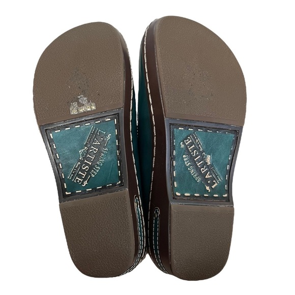 L'Artiste Chino Clog Blue color Boho style Size 36 (5.5/6) - Picture 6 of 8
